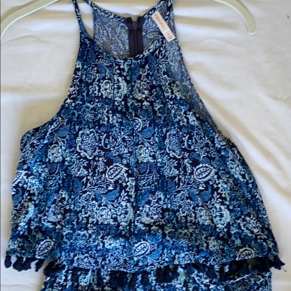 Blue printed romper - Picture 3 of 5